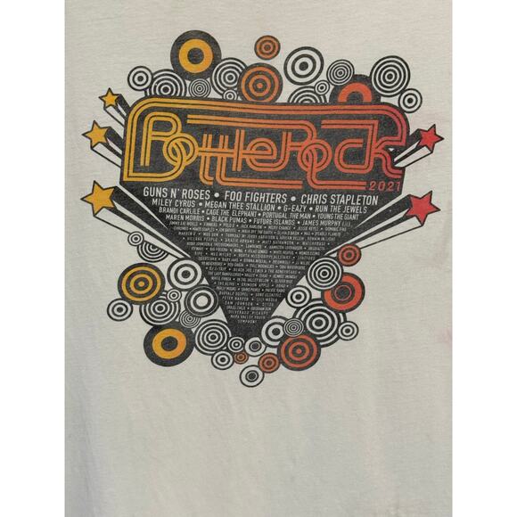 Bottle Rock 2021 Napa Valley Music Festival Tee Size L Bands Tee - Picture 3 of 15